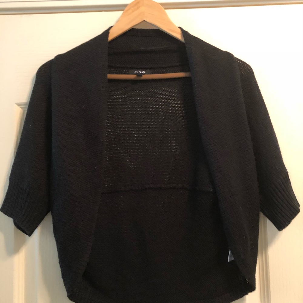 Black cardigan